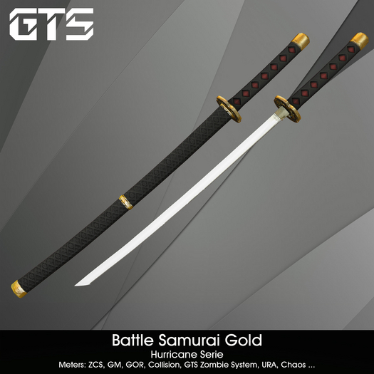 [GTS] Battle Samurai Gold Katana