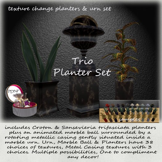 PDN: TRIO PLANTER SET BOXED