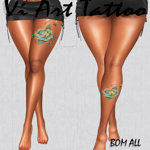 VI ART Tattoo BOM Femeli-ROZA