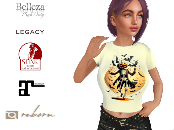 Happy Pumpkin Belly Tee 