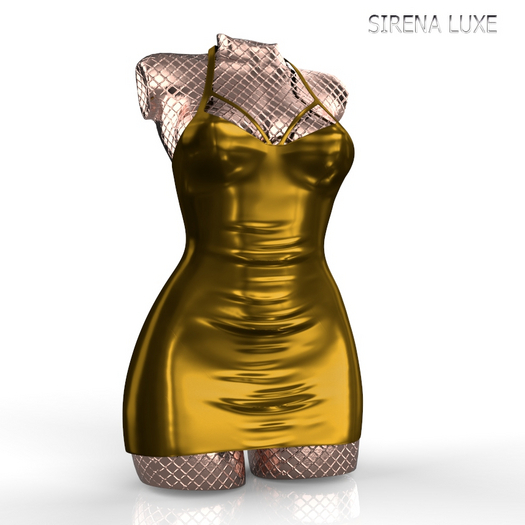 Gold Party Dress REBORN