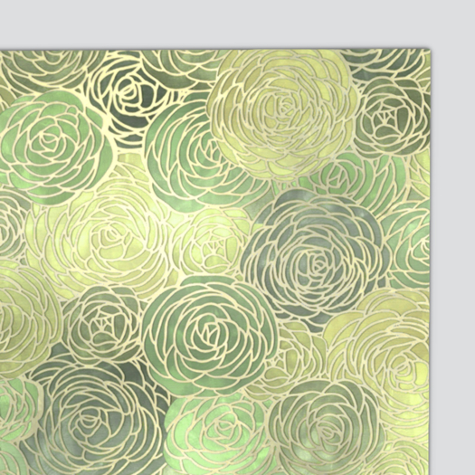 Pomegranate Bouquet Rug - Leaf