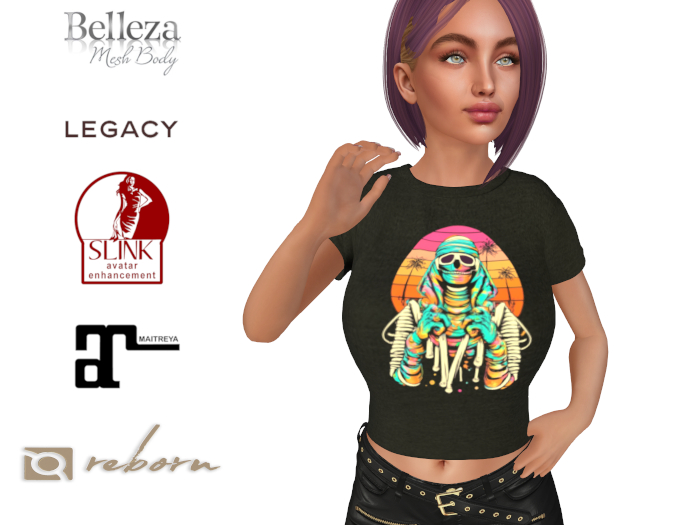 Chillin Mummy Belly Tee 