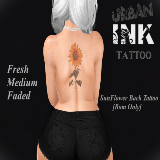 ::<<*Sunflower Back Tattoo*>>::