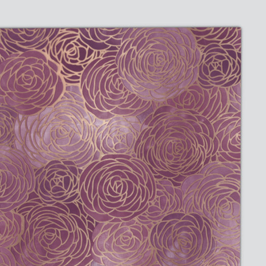 Pomegranate Bouquet Rug - Boysenberry