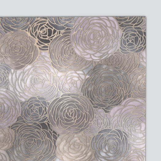 Pomegranate Bouquet Rug - Dusk