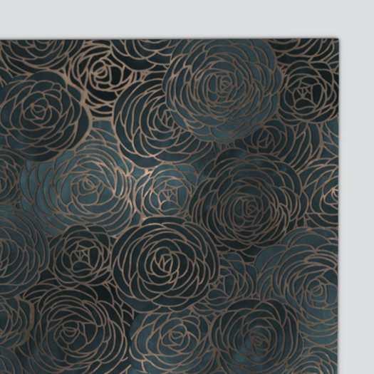 Pomegranate Bouquet Rug - Lake