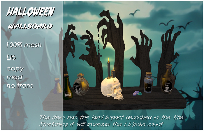 Halloween wallboard