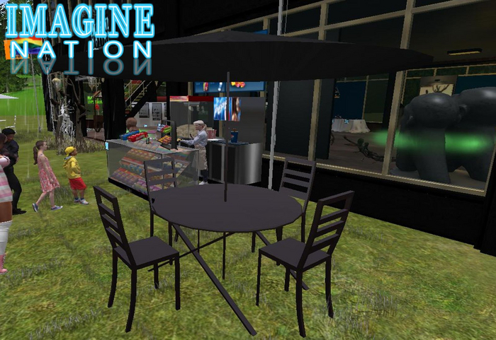 Imagine Outdoor Dining Set-black 