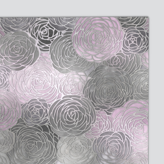Pomegranate Bouquet Rug - Lilac