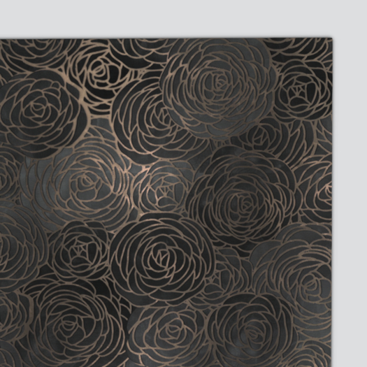 Pomegranate Bouquet Rug - Midnight