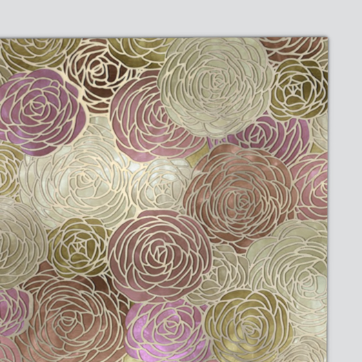 Pomegranate Bouquet Rug - Orchid
