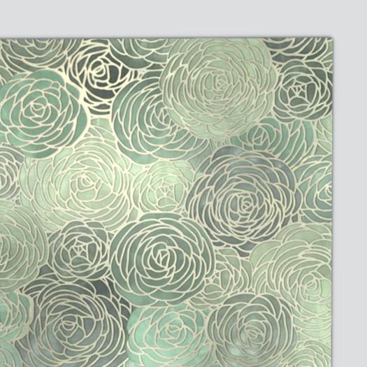 Pomegranate Bouquet Rug - Sage