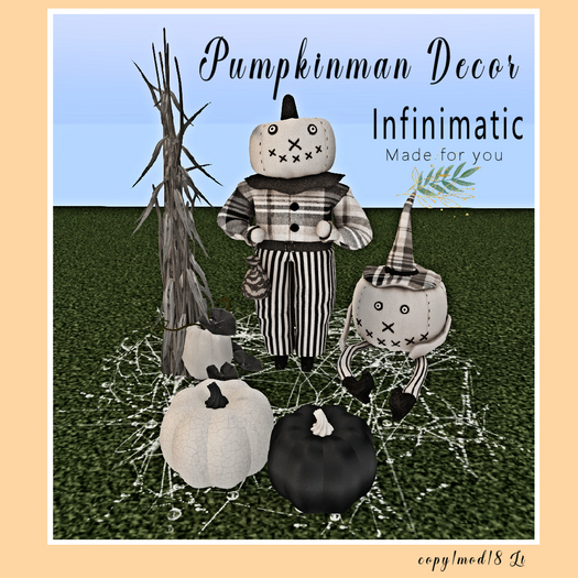 Pumpkinman Decor bagged