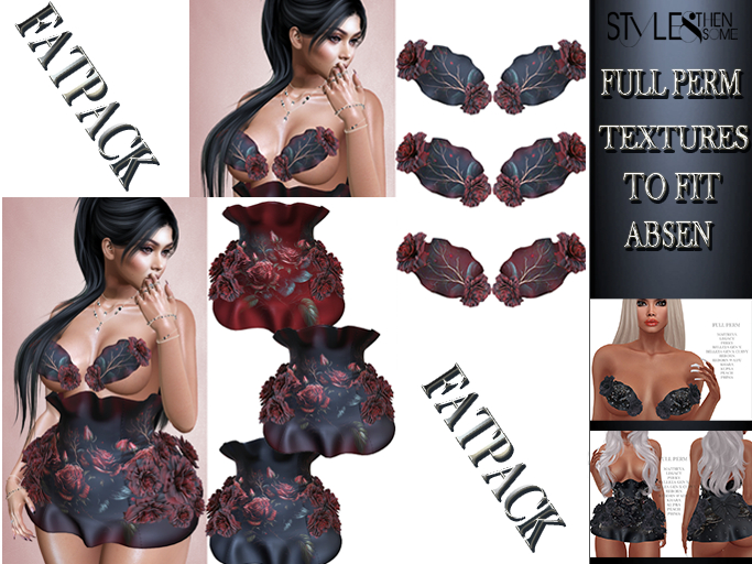 SALE!!! STYLES - **ABSEN** SET -TEXTURE FULL PERM FatpacV3