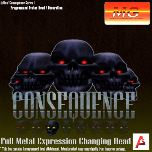 [Consequence]Metal Avatar Skull[Yellow][AIII]