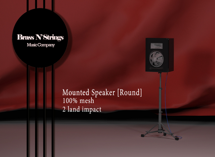 Mounted Speaker Round [BnS]