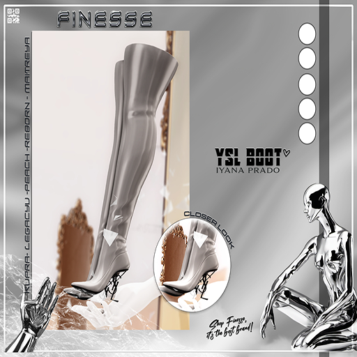 FINESS(E) SPACE GREY YSL BOOT