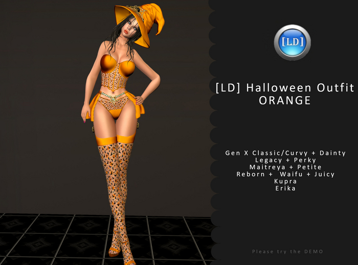 [LD] Halloween Outfit ORANGE