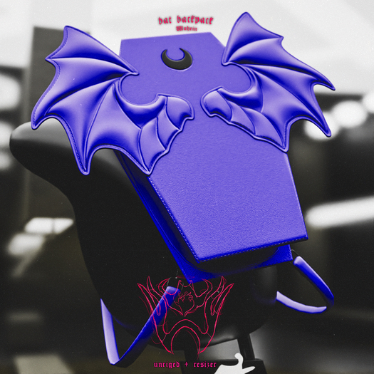 Wuhein - Bat Backpack [purple]