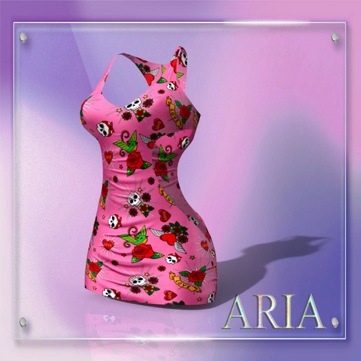 Pink Tattoo Dress