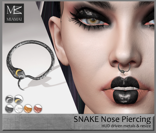 Miamai_Snake Nose Piercing DEMO