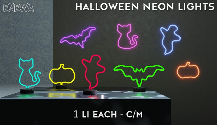 Enewa . Halloween Neon Lights Fatpack