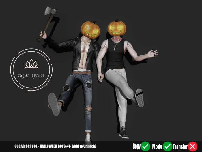 sugar spruce - halloween BOYS #1  (add to Unpack)