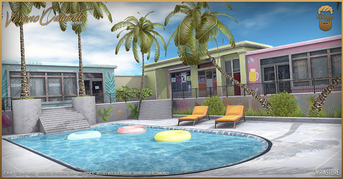 Verano Caliente Backdrop - The Bearded Guy