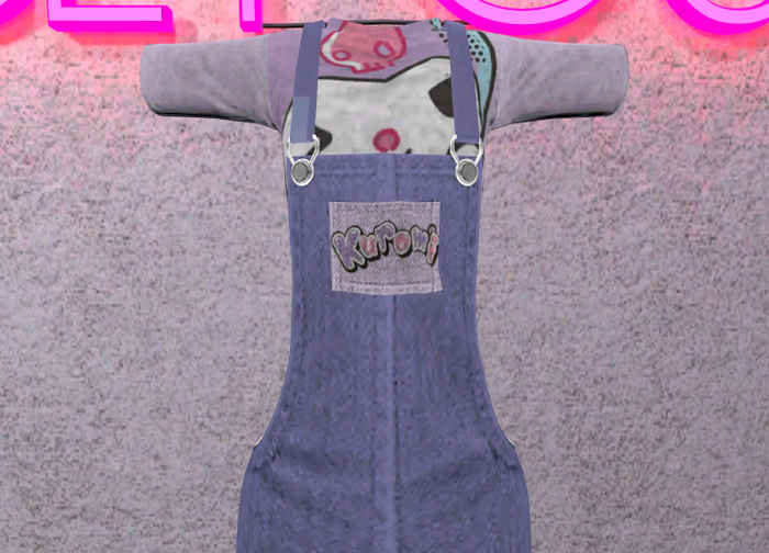 Krankhaus"Denim Overalls" Sanrio Kurumi texture