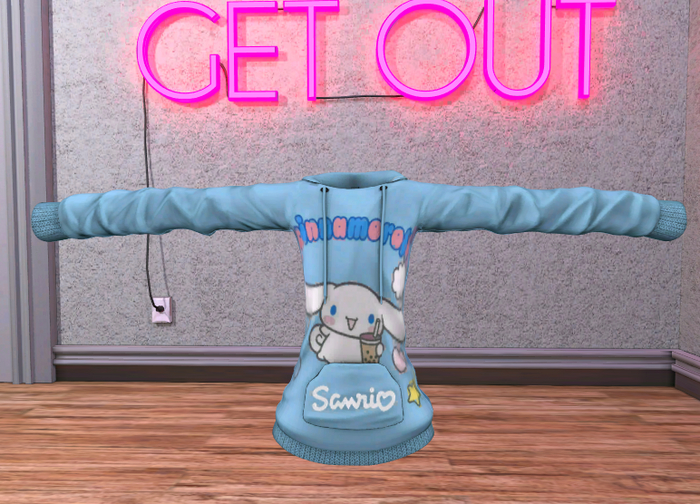Sanrio Cinnamoroll texture mod for "Krankhaus Pulled Pullover - Avatar 2.0 & Kemono"
