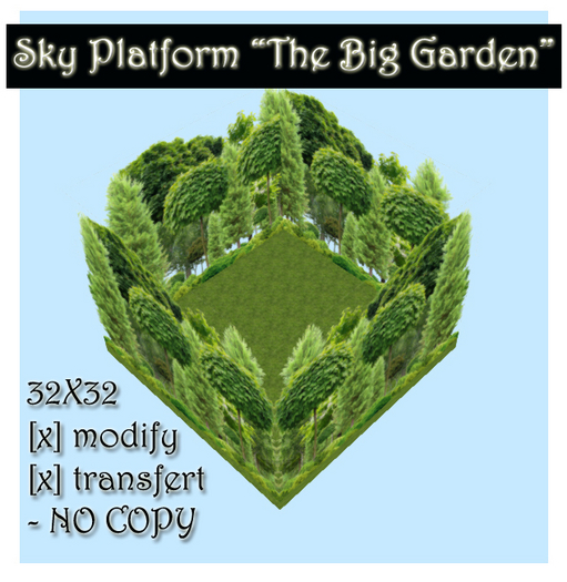 Sky Platform The Big Garden 32x32 - box