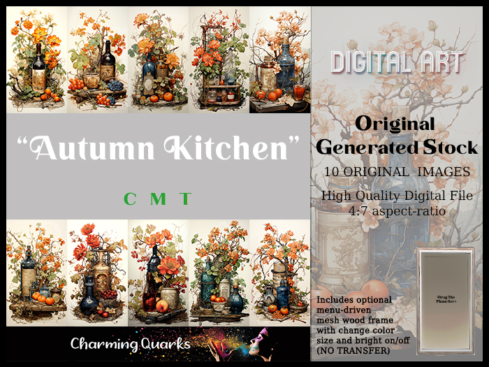 CQ OGS- "Autumn kitchen" 10 Pack *FULL PERMS*