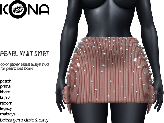 ICONA / PEARL KNIT SKIRT -12