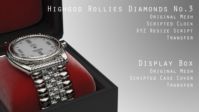 Highgod Rollie No.3 Platinum [Diamonds]
