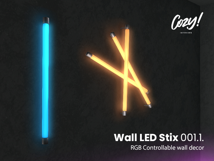 Cozy! Wall LED Stix 001.1.