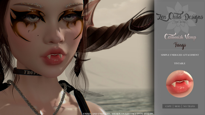 Zen Child Designs - Cartoonish Vamp Fangs