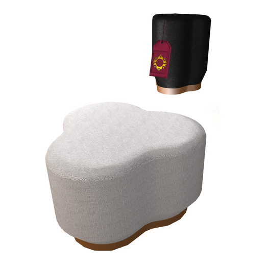 Grey Scale Clover Ottomoan