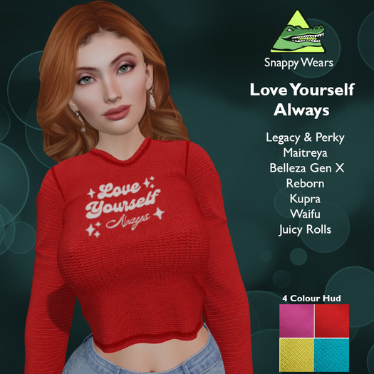 Snappy // Love Yourself Cropped Sweater Pack