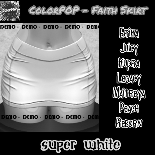 ColorPOP - Faith Skirt - DEMO