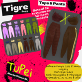TuPei Tigre2 Tops & Pants for FitMesh-XS