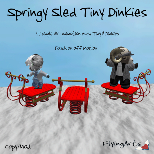 !FA! Springy Sled Tiny Dinkies