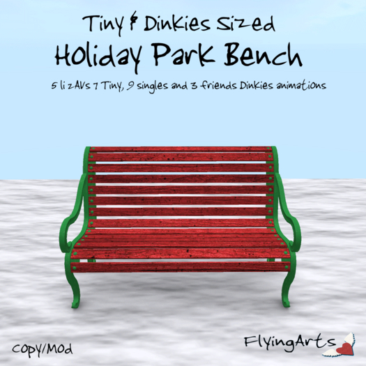 !FA! Holiday TD Park Bench