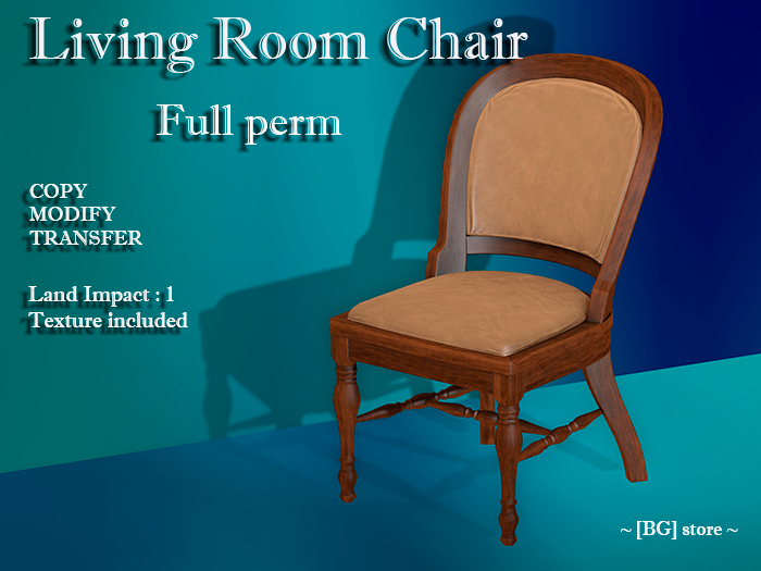 [BG] Living Room Chair - Full perm