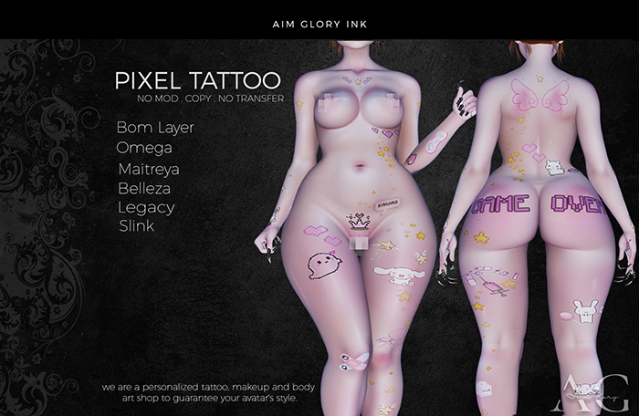 .: AG Ink:. Pixel Tattoo