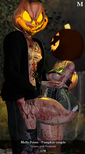 Malla Poses - Pumpkin couple