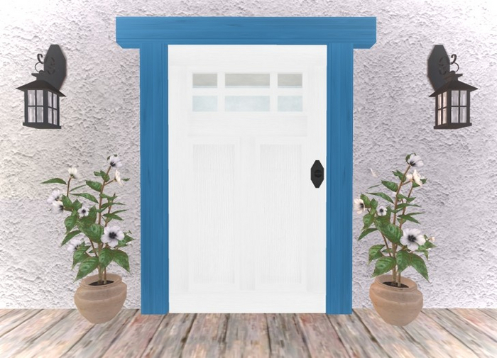 Door #3 with knobs & frame, 5 LI (Boxed)