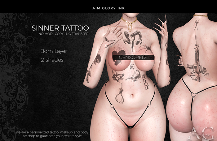 .: AG Ink :.  Sinner Tattoo