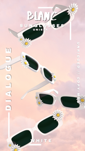 Dialogue BLANC sunglasses [WHITE] 