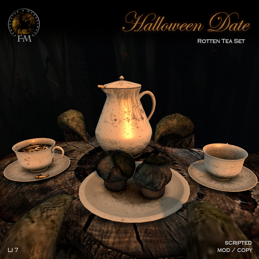 F&M * Halloween Date * Rotten Tea Set